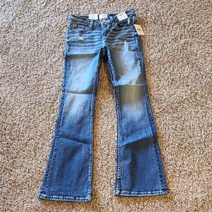 Girls Mid-rise Bootcut Jeans